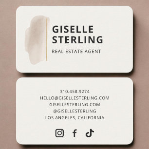 Carte De Visite Agent immobilier