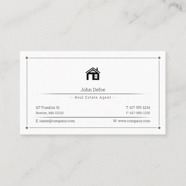 Carte De Visite Agent immobilier (Devant)