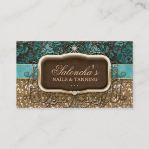 Carte De Visite Agent immobilier de bronzage D de lustre de la