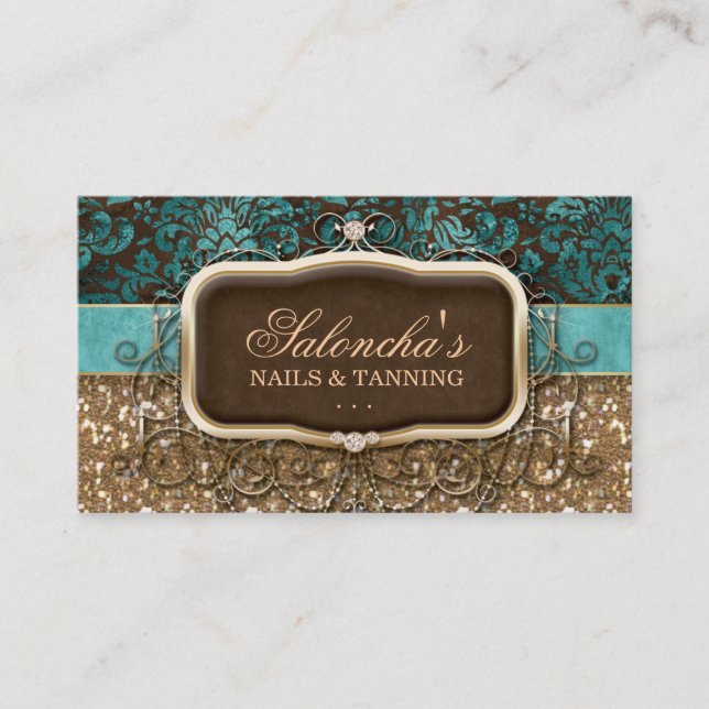 Carte De Visite Agent immobilier de bronzage D de lustre de la (Devant)