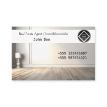Carte de visite Agent immobilier Équipement spatia