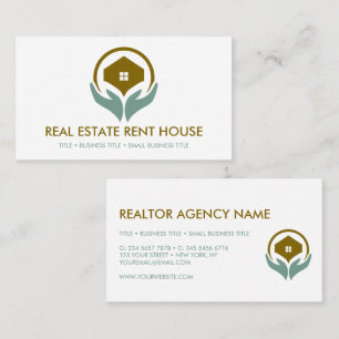 Carte De Visite Agent immobilier loue une maison