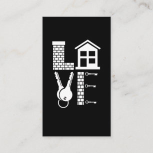 Carte De Visite Agent immobilier Maison Investisseur immobilier Lo