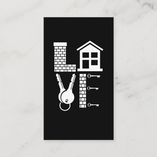 Carte De Visite Agent immobilier Maison Investisseur immobilier Lo (Devant)
