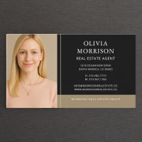 Agent immobilier Photo Noir Or