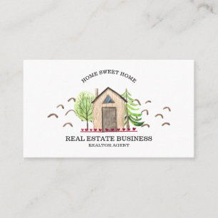 Carte De Visite Agent immobilier pour nouvelle maison