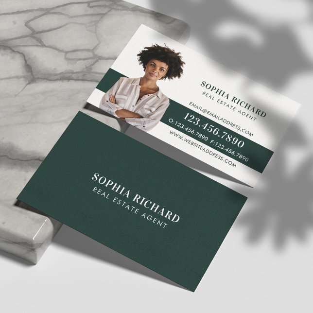 Carte De Visite Agent immobilier professionnel de luxe moderne Pho (Créateur téléchargé)