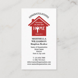 Carte De Visite Agent immobilier professionnel Realtor