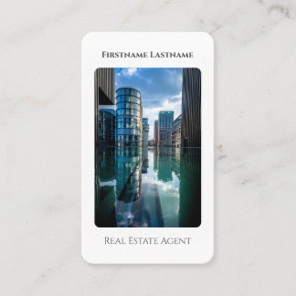 Carte De Visite Agent immobilier QR-Code location d'appartements d