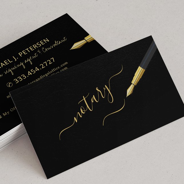 Carte De Visite Agent signataire de prêt notaire mobile notaire pu (Créateur téléchargé)