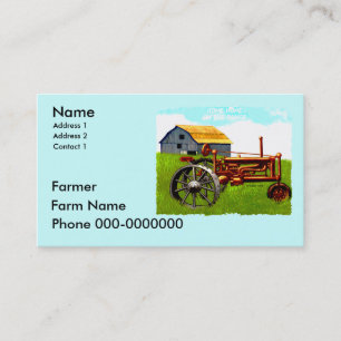 Carte De Visite Agriculteur