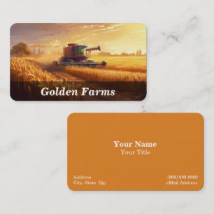 Carte De Visite Agriculture / Agriculture / Agriculture