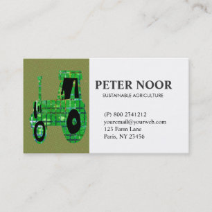 Carte De Visite Agriculture de tracteur
