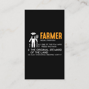 Carte De Visite Agriculture Tracteur Agricole Appréciation de l'ag