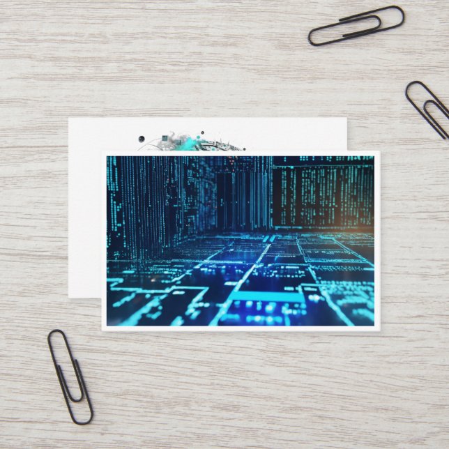 CARTE DE VISITE AI (Devant/Arrière en situation)