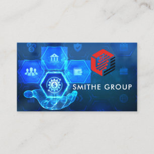 Carte De Visite AI Tech Entreprise Courtier