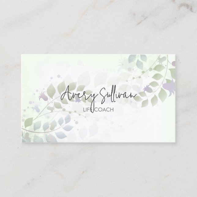 Carte De Visite Aide personnelle de Life Coach (Devant)