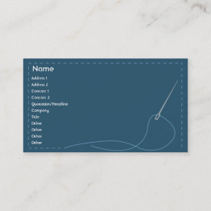 Carte De Visite Aiguille - affaires