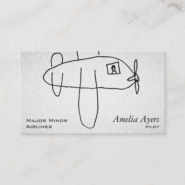 Carte De Visite Airbeep a donné au regard une consistance rugueuse (Devant)