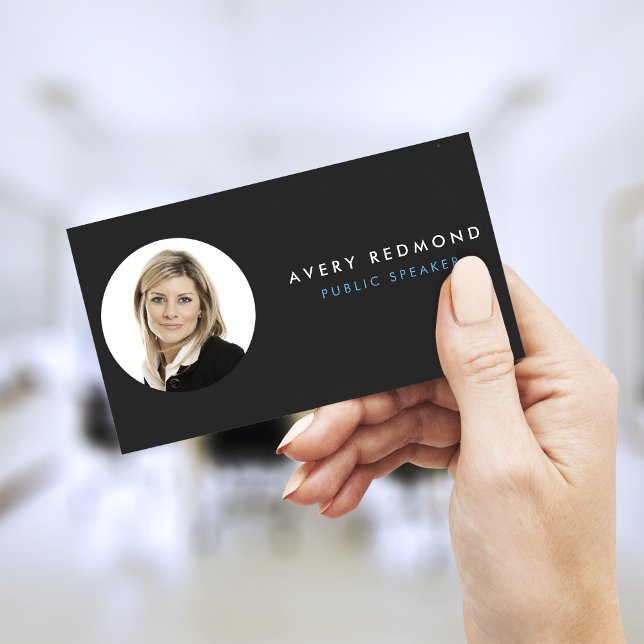 Carte De Visite Ajouter Modèle Photo Insertion Pour Professionnels (Créateur téléchargé)