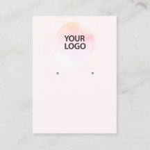 Ajouter un logo Aquarelle rose Porte-oreille