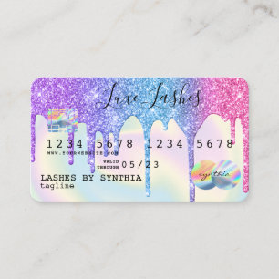 Carte De Visite Ajouter un nom Holograph Drivers Modern Credit Car