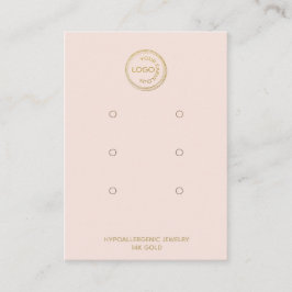 Carte De Visite Ajouter votre logo Écran d'oreille 3 paires blush