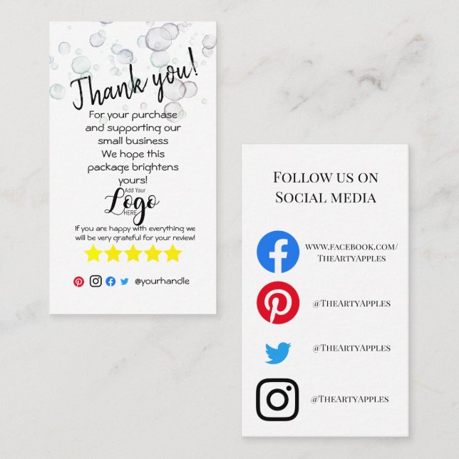 Carte De Visite AJOUTER VOTRE LOGO merci de commander insérer des  (Devant / Derrière)