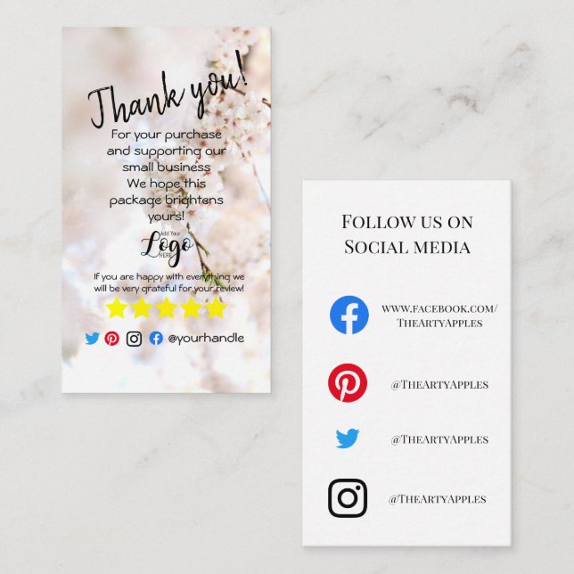 Carte De Visite AJOUTER VOTRE LOGO merci de commander insérer la f (Devant / Derrière)