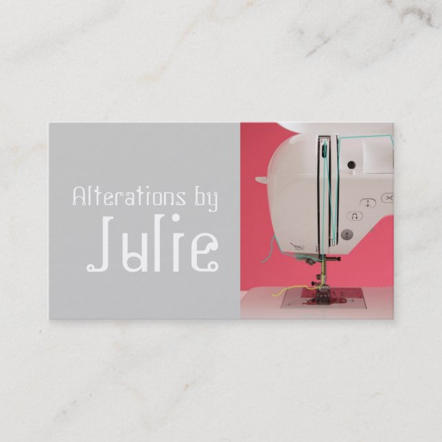 Carte De Visite Ajustements sur mesure Ajustement sur mesure Seams (Devant)