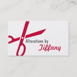 Carte De Visite Ajustements sur mesure Ajuster sur mesure Seamstre