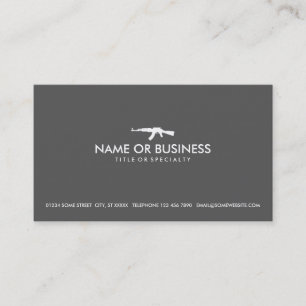 Carte De Visite ak47 simple