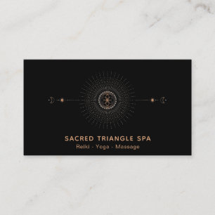 Carte De Visite *~* Alchimie de la lune Shaman Géométrie sacrée Ma