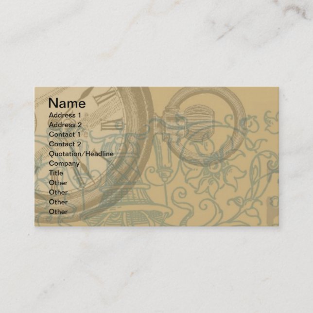 Carte De Visite Alice au pays des merveilles Flamant rose classiqu (Devant)