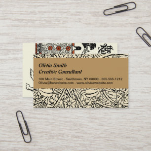 Carte De Visite Alice Lapin Blanc Classique Wonderland 