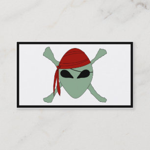 Carte De Visite Alien Pirate