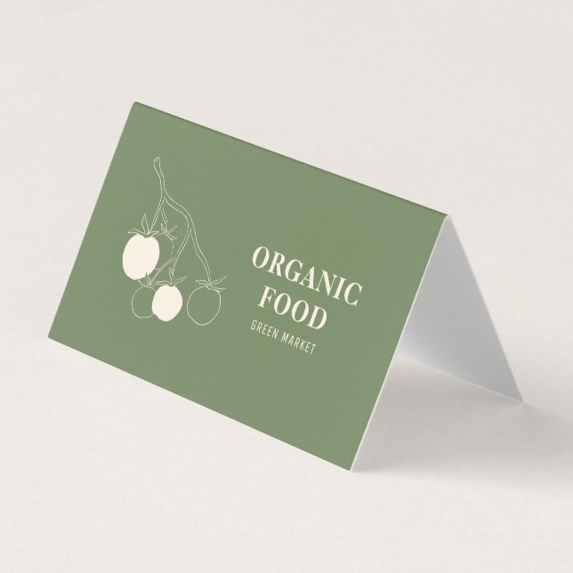 Carte De Visite Alimentation écologique moderne (Devant)