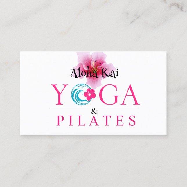 Carte De Visite Aloha Kai Yoga (Devant)