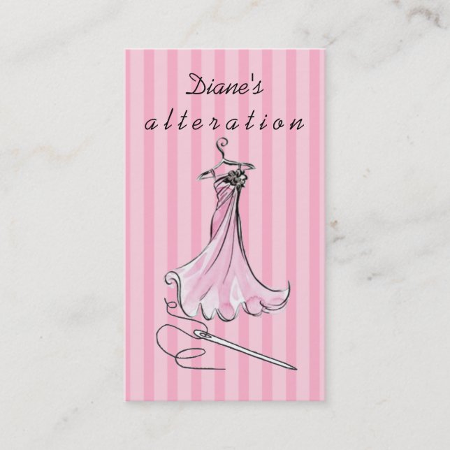 Carte De Visite Altérations, Assiette, Mer, Cuisine (Devant)