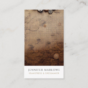 Carte De Visite Altérations du fabricant de solvants Seamstress