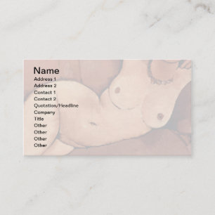 Carte De Visite Amedeo Modigliani Femme Sur Un Canapé