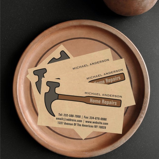 Carte De Visite Amélioration et réparation des maisons (Créateur téléchargé)