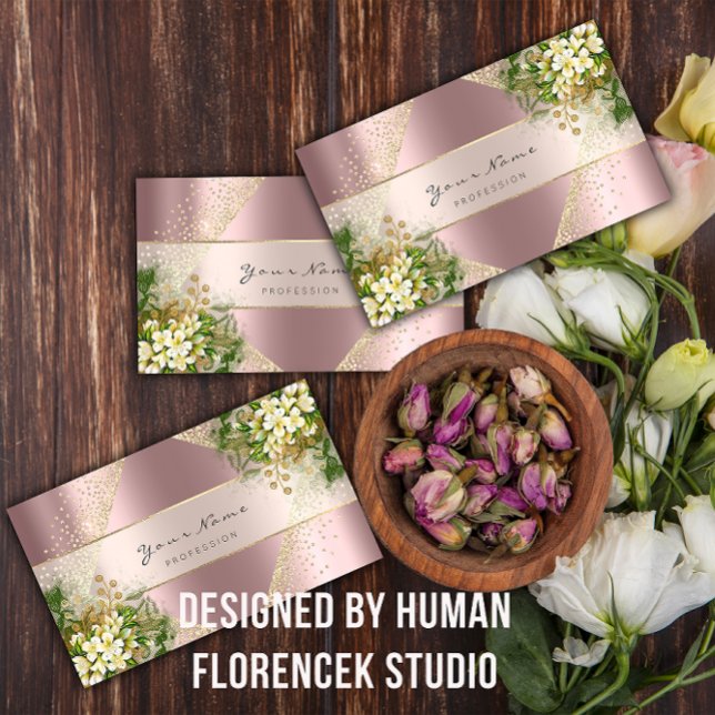 Carte De Visite Améliorez votre marque avec Event Planner & Beauty (Elevate Your Brand with Event Planner & Beauty Blo Business Card)