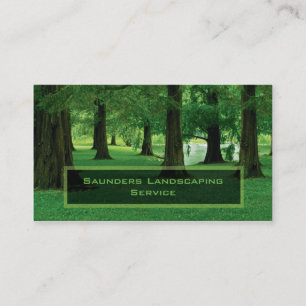 Carte De Visite Aménagement ou Lawn Care Service Company