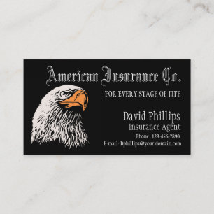 Carte De Visite American Bald Eagle Patriotic