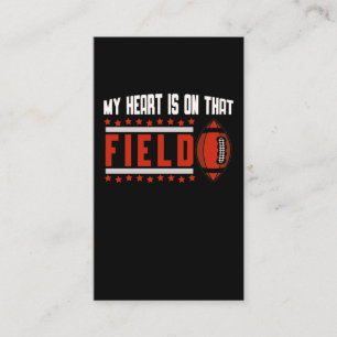 Carte De Visite American Football Boyfriend petite amie
