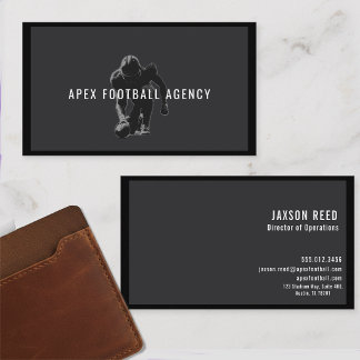 Carte De Visite American Football Sports Management-modern
