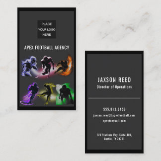 Carte De Visite American Football Sports Management-spectrum