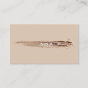 Carte De Visite Amiable Brown Brosses Taches Tirage main