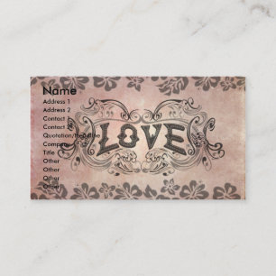 Carte De Visite Amour